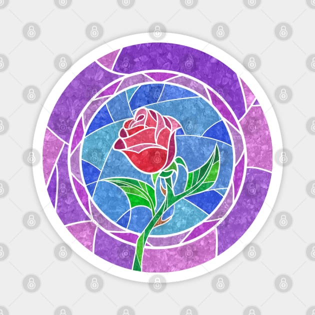 Enchanted Rose Magnet by Ellador